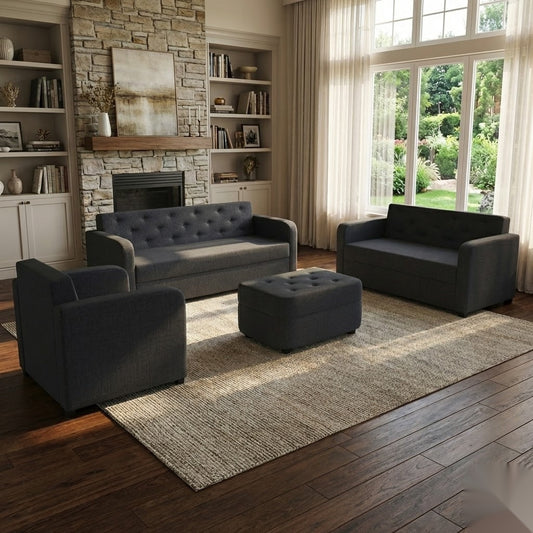NZ Made Crown Lounge Suite Collection - alternate view