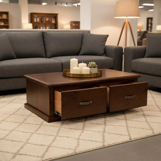 Edison 2 Drw Coffee Table - alternate view