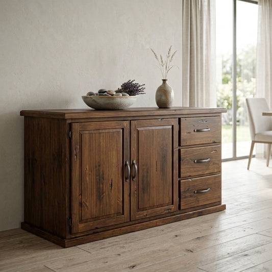 Solen Buffet Cabinet 3 Drawers + 2 Doors - alternate view