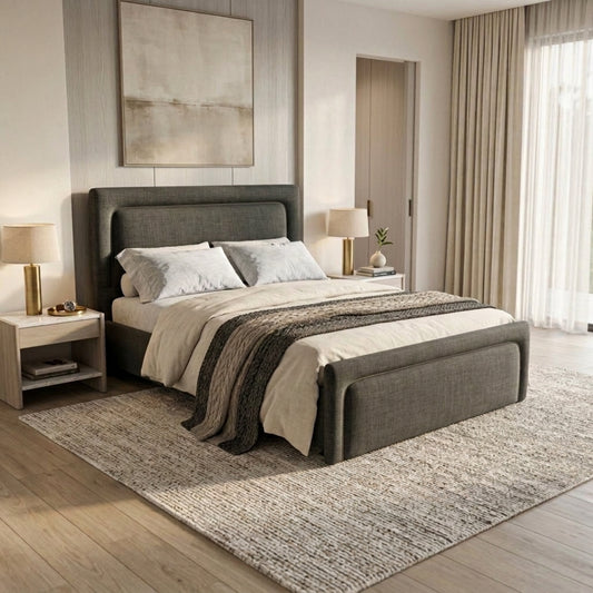 NZ Made Noir Bed Frame - alternate view