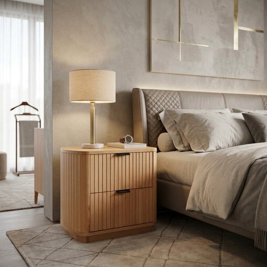 Preston 2 Drw Bedside - alternate view