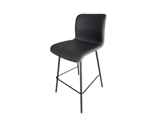 Retro Bar Stool Dark Grey