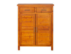 Bella Shoe Cabinet - Honey Colour