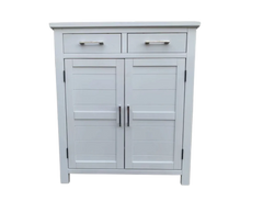 Bella Shoe Cabinet - White Colour