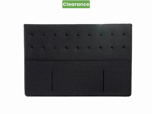 Boston Headboard King Single/ Charcoal. - alternate view