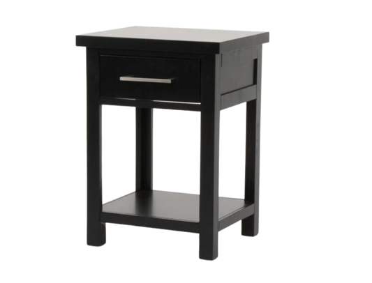 Champion 1 Drw Bedside Black