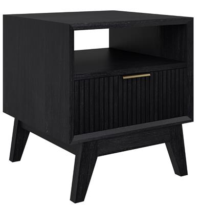 Reno Single Drw Bedside Table - alternate view