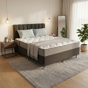 SleepMax Econ Mattress + NZ Made Snooz Bed Base - lifestyle
