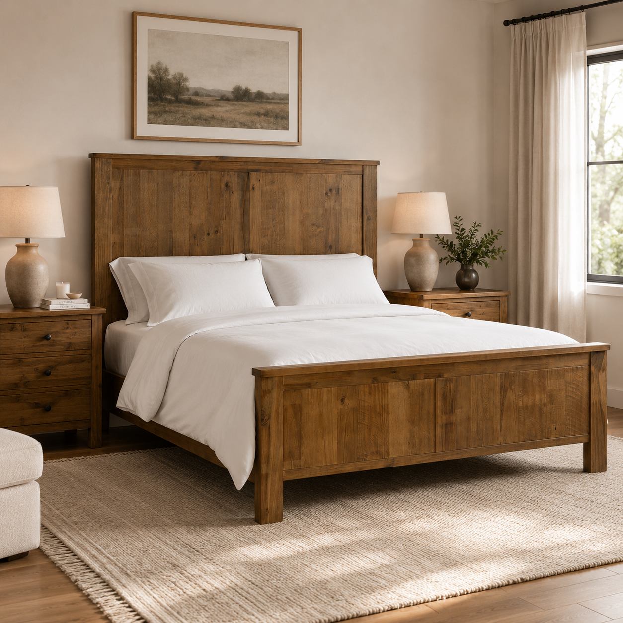 Vincent Queen size bed frame (KD)