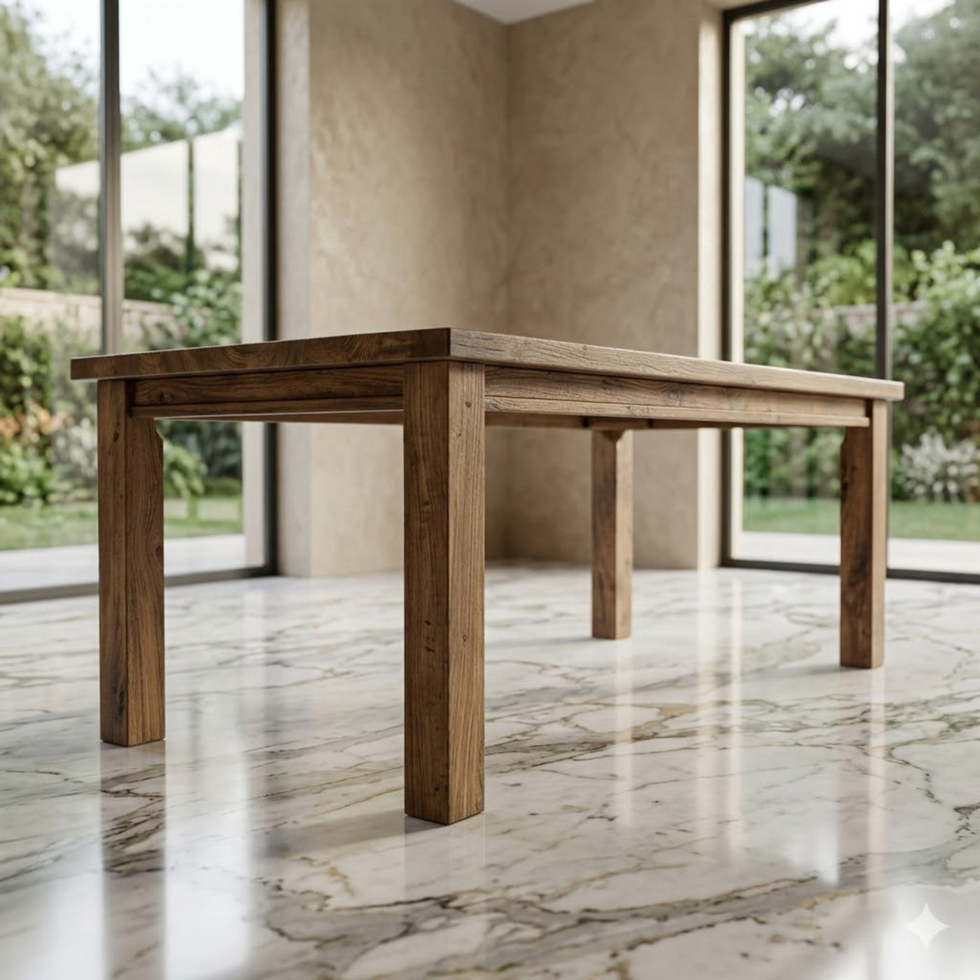 Luxa Dining Table - Aged Barley | Furniture World NZ