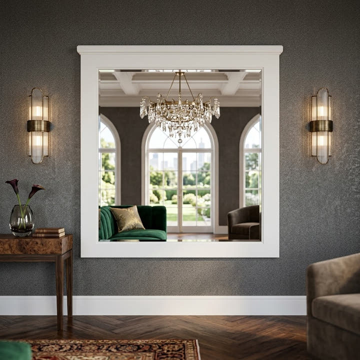 Bella Mirror White