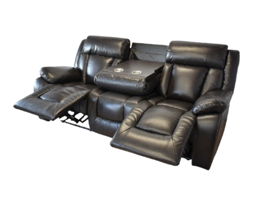 Luxe 3RR Recliner Suite Dark Brown