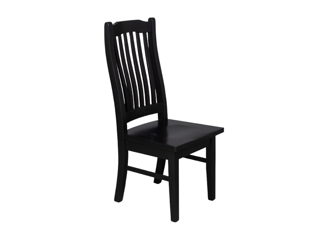 Solid Wood Dining Chair Black