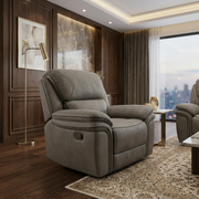Comfort Cove Recliner Suite Grey - Detail View | Furniture World NZ