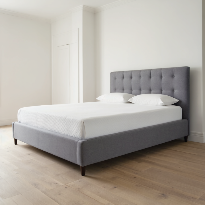 NZ Made SleepVault Bed Frame + Venus Medium Mattress — Bed Bundle - Detail View | Furniture World NZ