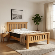 Richard Bed Frame + SleepTime Medium Mattress - lifestyle