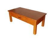 Natural One Drawer Wooden Coffee Table | Furniture World Auckland