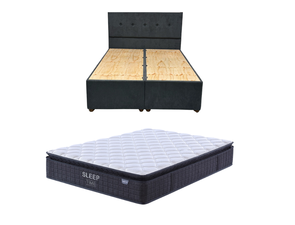 NZ Made SleepVault Storage Bed + SleepTime Medium Mattress