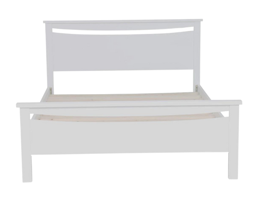 Medallion Bed Frame (White)