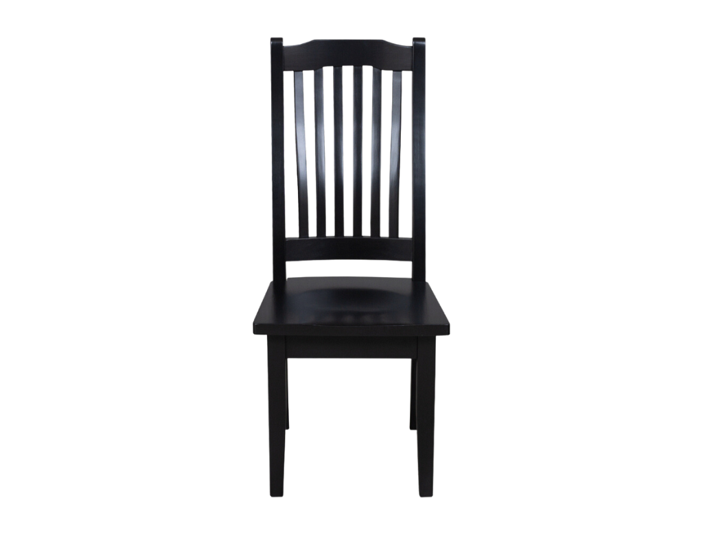 Solid Wood Dining Chair Black