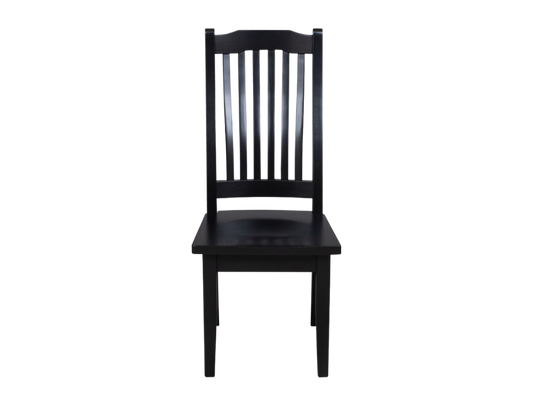 Solid Wood Dining Chair Black