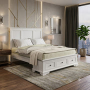 Sienna Queen Bed Frame – White