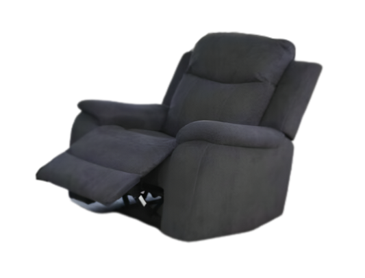 Relaxo Recliner Chair - Grey Cotton