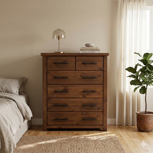 Oakwood 6 Drw Tallboy - lifestyle