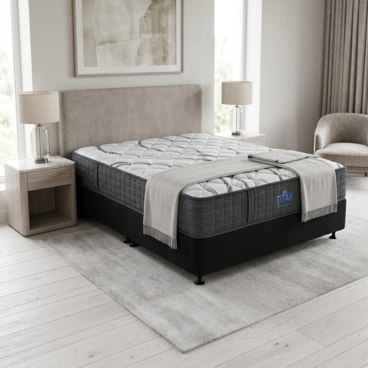 NZ Made Eco Bed Base + Titan Tight Mattress