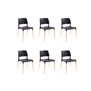Ebony Dining Chairs Set of 6 Black | Furniture World Auckland