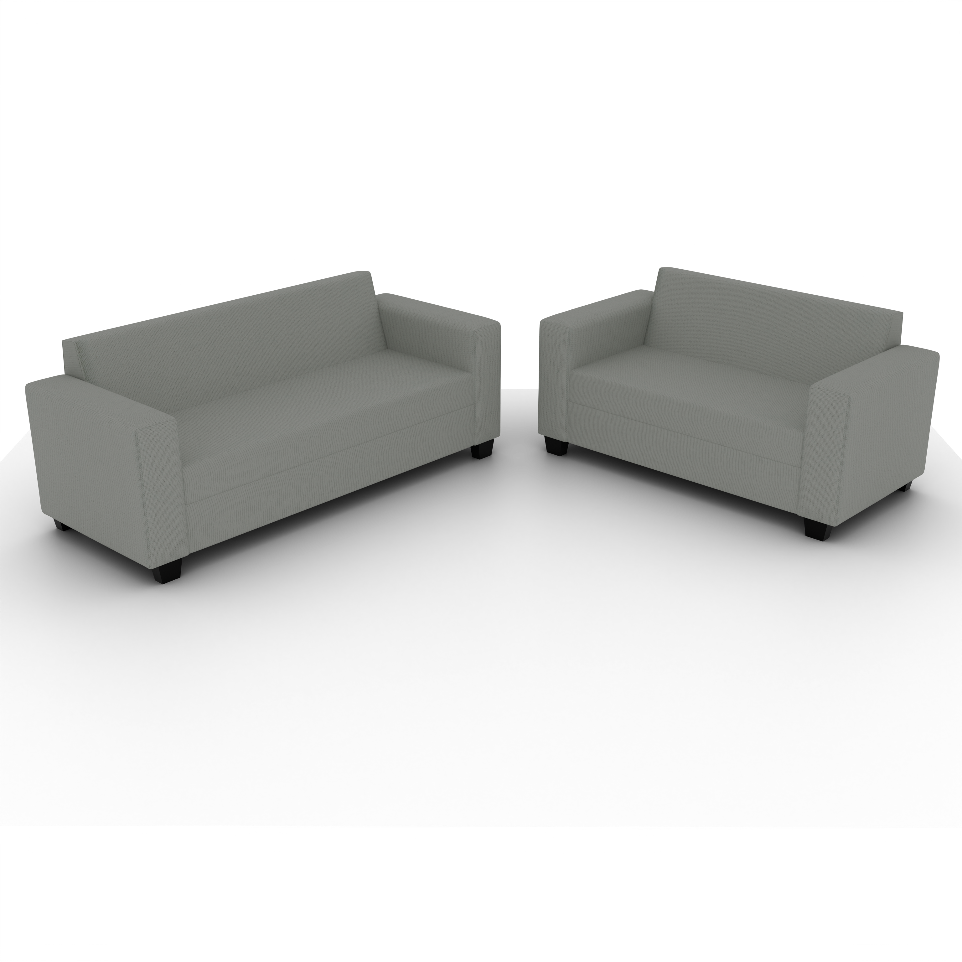NZ Made Eco 3+2 Seater Plazzo Silver Sofa