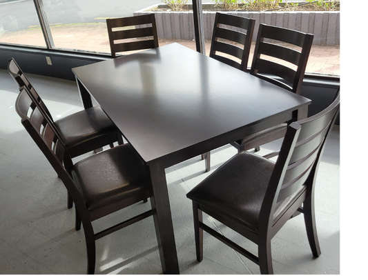 Kelly 7 Pieces 1.5M Dining Suite Coffee