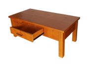 Natural One Drawer Wooden Coffee Table | Furniture World Auckland