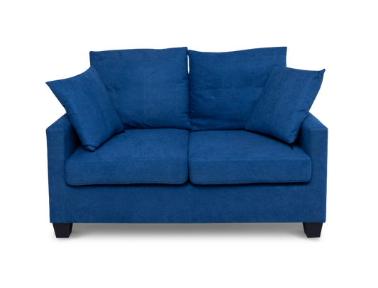 EcoEase 2 Seater Sofa Linen Blue