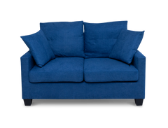 EcoEase 2 Seater Sofa Linen Blue