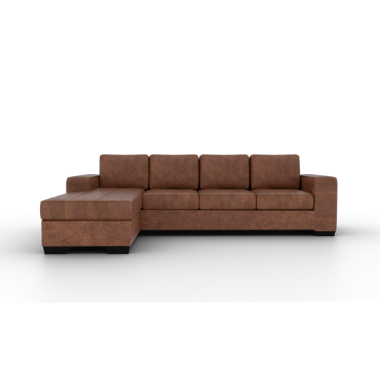 NZ Made Evoque 4 Seater with Chaise Corner Sofa