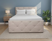 NZ Made Crystal Bed Frame + SleepTime Pocket Pillowtop Mattress | Furniture World Auckland