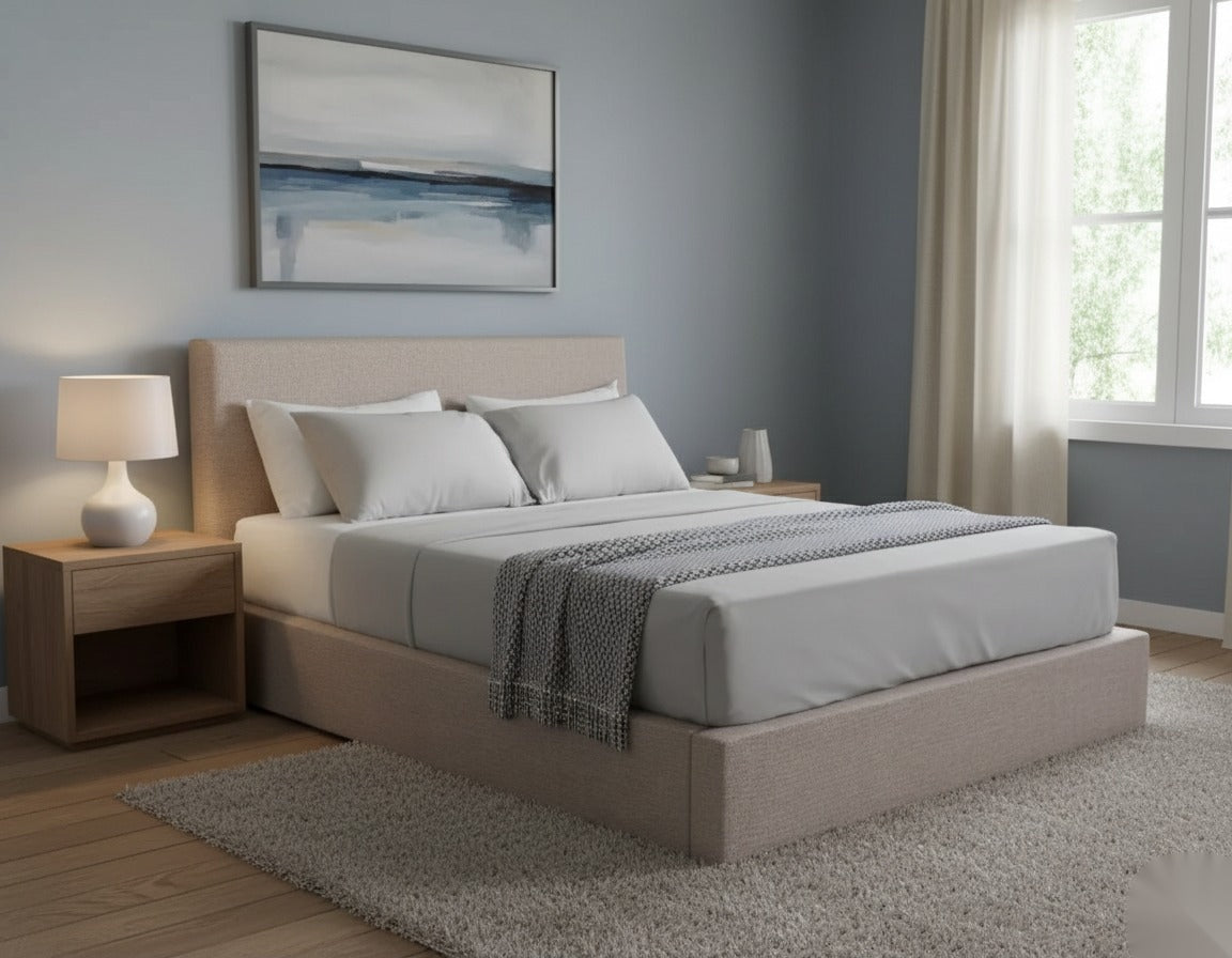 NZ Made Aura Bed Frame +SleepTime X-Firm Mattress | Furniture World Auckland