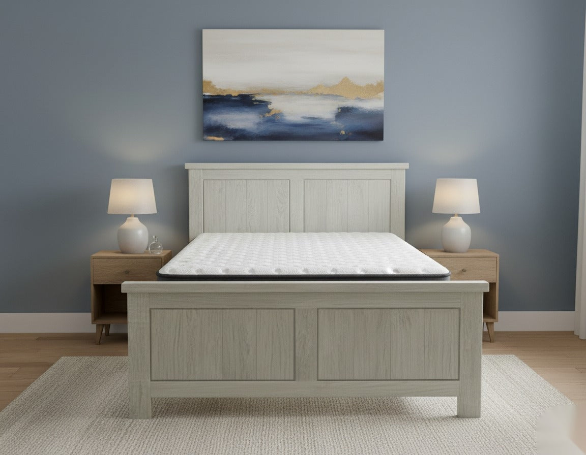 Signature Bed Frame + SleepTime Pocket Pillowtop Mattress - Detail View | Furniture World NZ