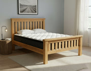 Richard Bed Frame + SleepTime Medium Mattress - Detail View | Furniture World NZ