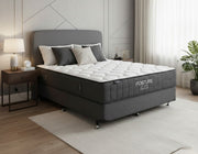 Sleepmax Posture Elite Firm Mattress + NZ made Eco Bed Base - Detail View | Furniture World NZ