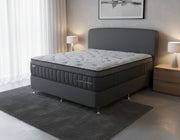 Sleepmax Lux Gel Memory Mattress + NZ Made Eco Bed Base - Detail View | Furniture World NZ