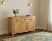 Richard Buffet-3 Drw 3 Doors - Detail View | Furniture World NZ