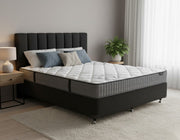 SleepMax Econ Mattress + NZ Made Eco Bed Base - Side View | Furniture World NZ