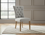 Textra Dining Chairs Set of 2 Grey - Detail View | Furniture World NZ