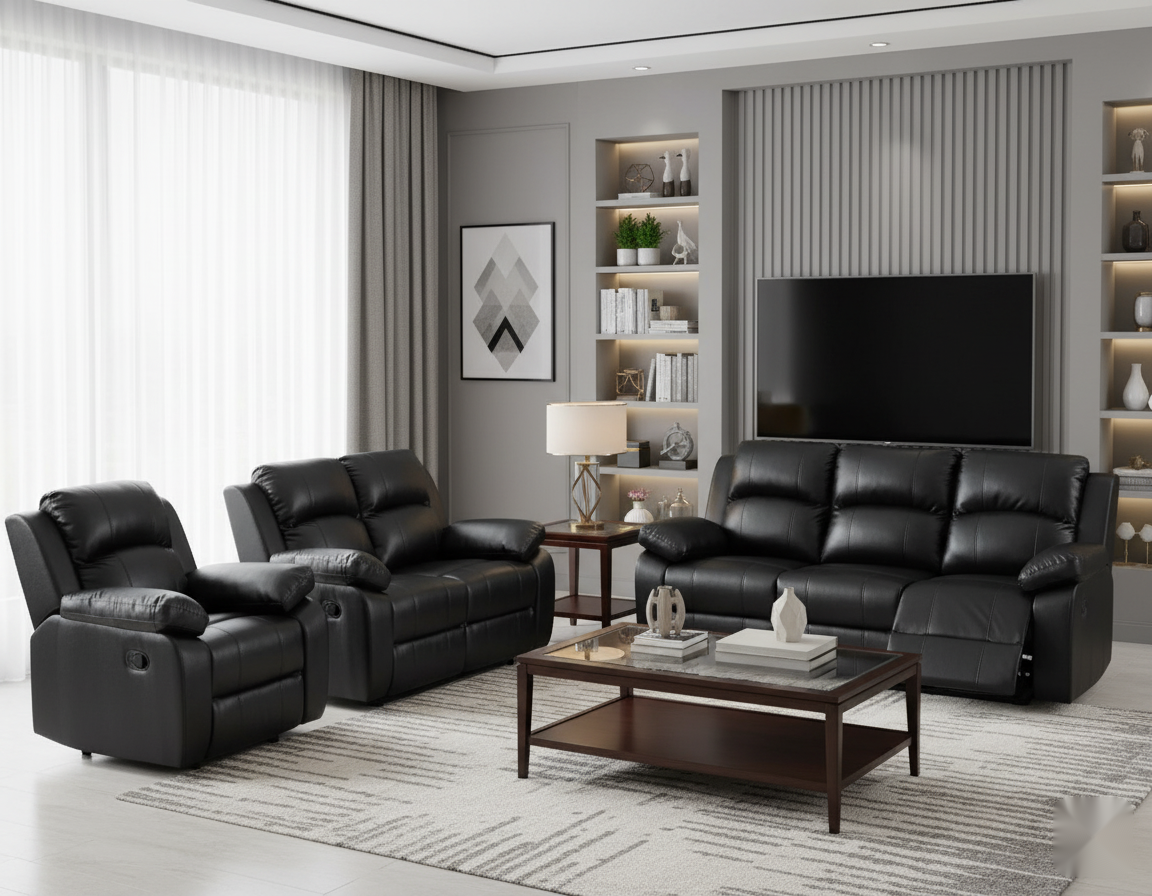 Urban Recliner Suite - Side View | Furniture World NZ