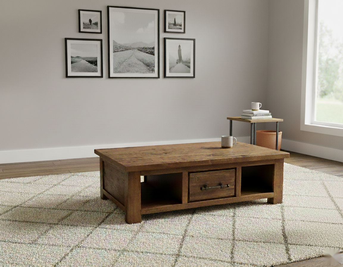 Oakwood Coffee Table - Detail View | Furniture World NZ