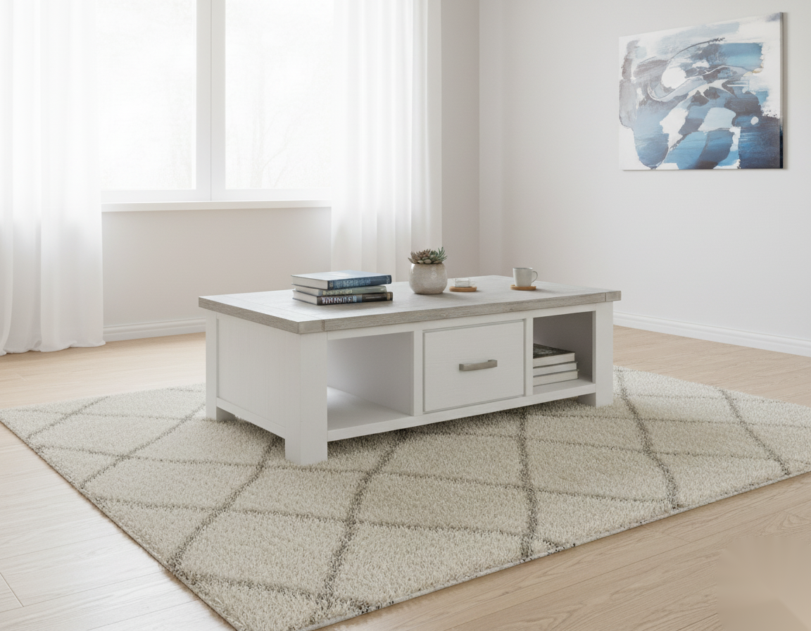UrbanNest Coffe Table With Drawers - Detail View | Furniture World NZ