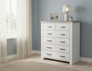 UrbanNest 6 Drw TallBoy - Detail View | Furniture World NZ