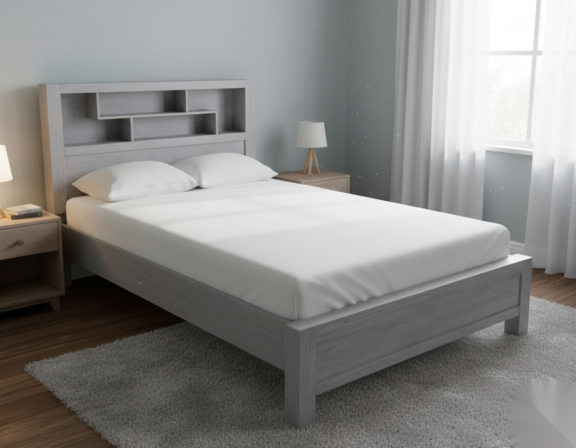 Signature Bed With Bookcase - Detail View | Furniture World NZ